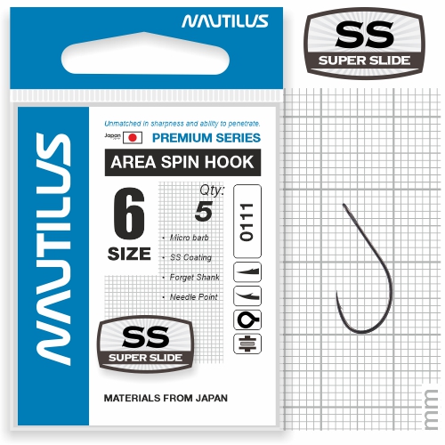Крючок Nautilus Area Spin Premium Series 0111SS № 6