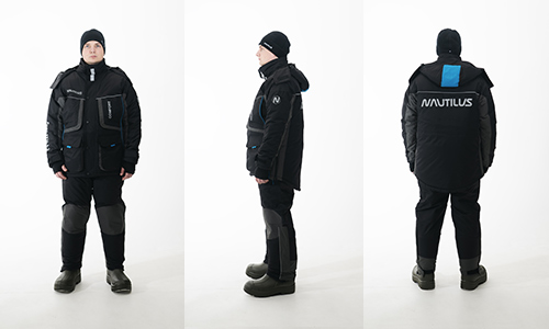 Костюм зимний Nautilus Comfort (мембрана WinTex) t 0/ -25°С Black/Blue р-р  L