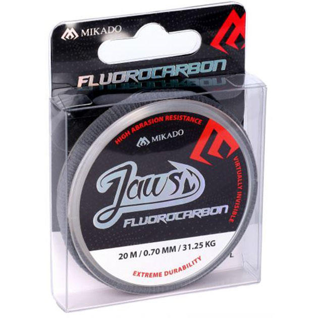 Леска флюрокарбоновая Mikado JAWS FLUOROCARBON 0,50 (20 м) - 16.55 кг.