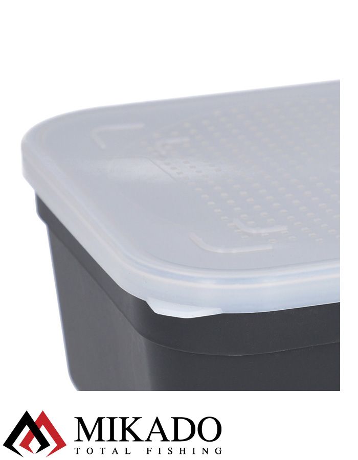 Контейнер для насадки Mikado UAC-G008 (16,5 x 16,5 x 8,5 см.) чёрная