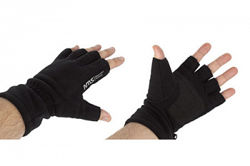 Перчатки NTLS Fleece gloves windproof без пальцев цв. dark blue р-р.  M/L